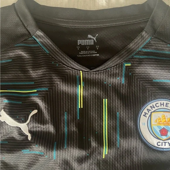 Manchester City Player Issue GK s/s Shirt. - Picture 2 of 3